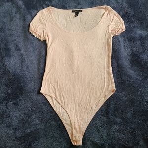 Forever 21 Light Pink Bodysuit Small